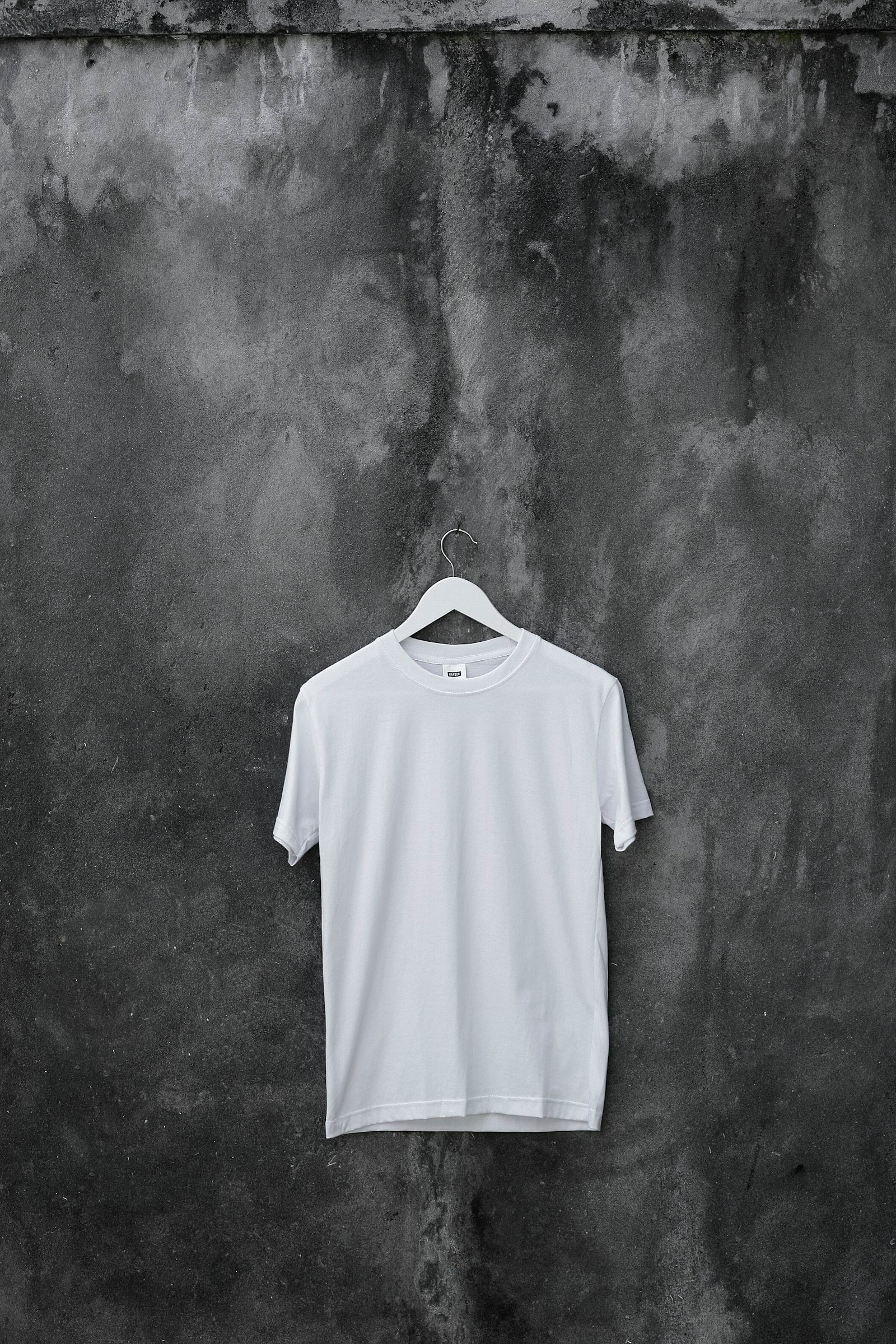 Men's Classic White Crew Neck T-Shirt
